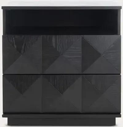 Safavieh Patty 2-Drawer Nightstand - Black