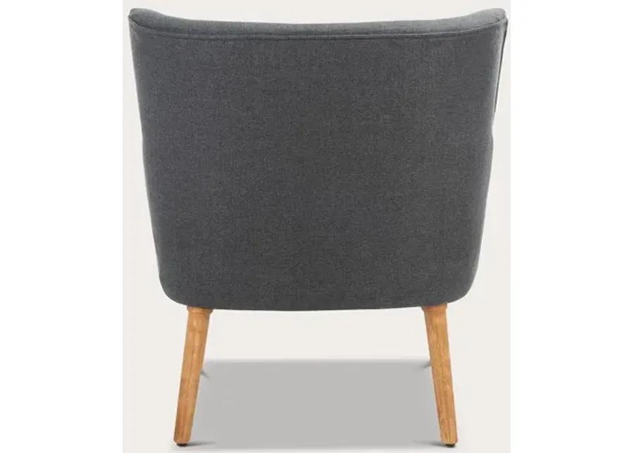 Safavieh Delfino Accent Chair - Dark Grey