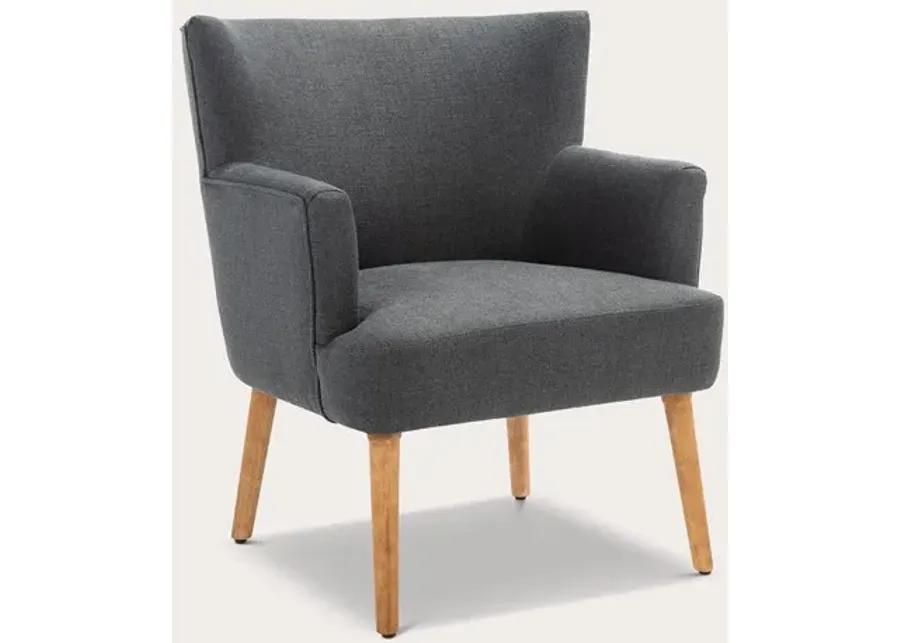 Safavieh Delfino Accent Chair - Dark Grey