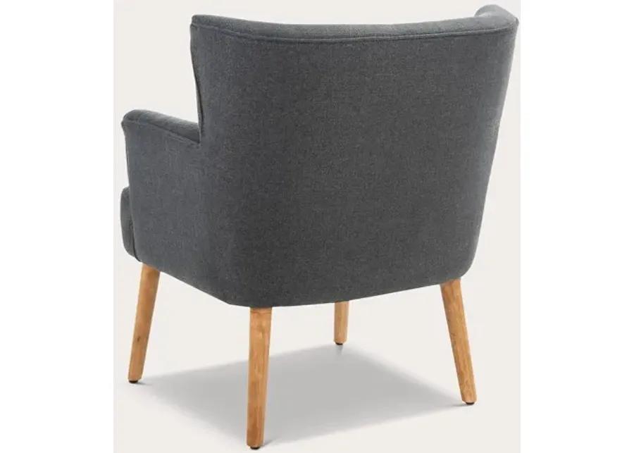 Safavieh Delfino Accent Chair - Dark Grey