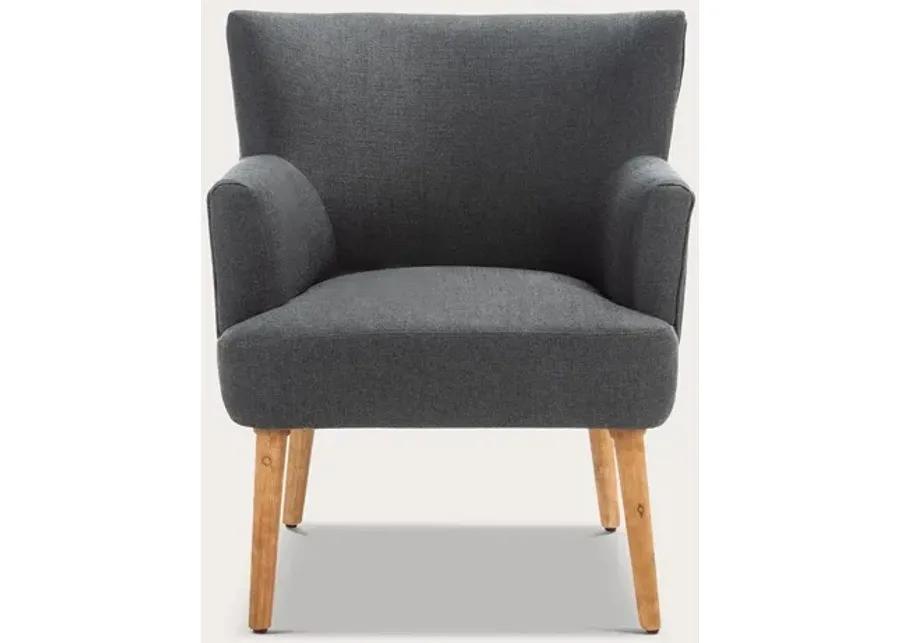 Safavieh Delfino Accent Chair - Dark Grey