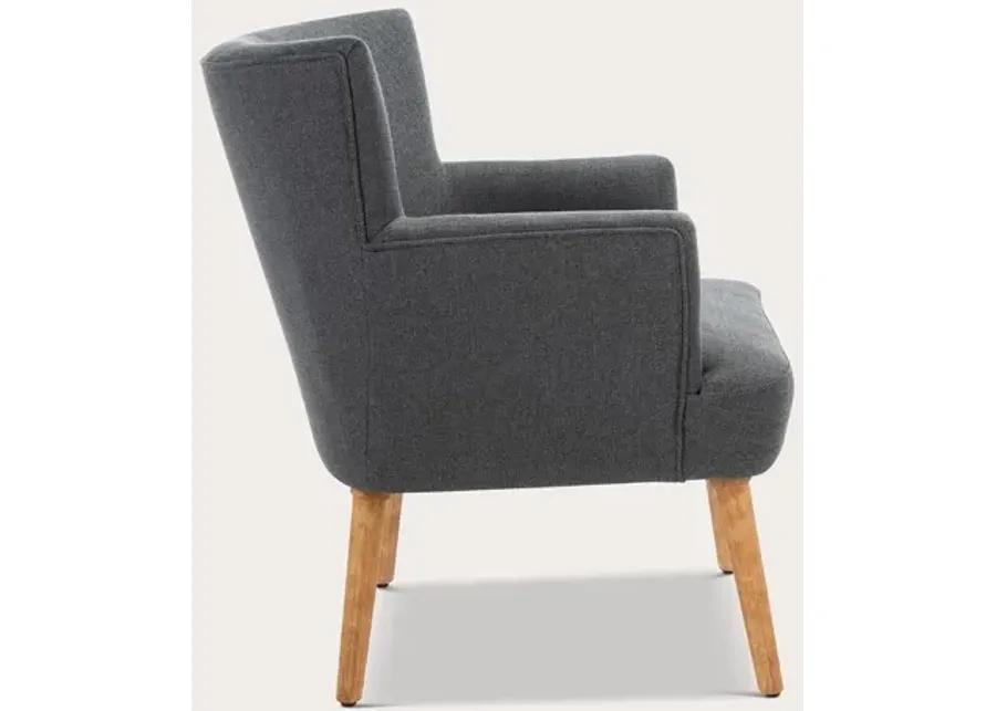 Safavieh Delfino Accent Chair - Dark Grey