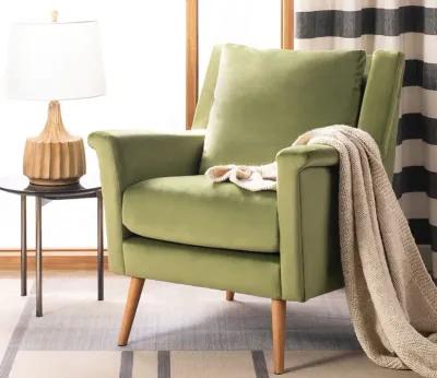 Safavieh Astrid Mid Century Armchair - Olive