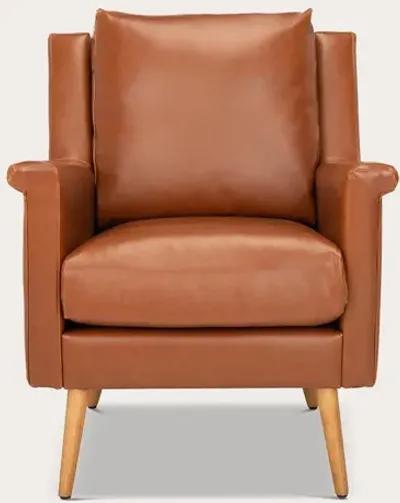 Safavieh Astrid Mid Century Armchair - Cognac