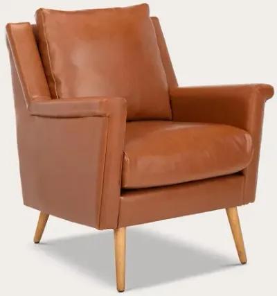 Safavieh Astrid Mid Century Armchair - Cognac