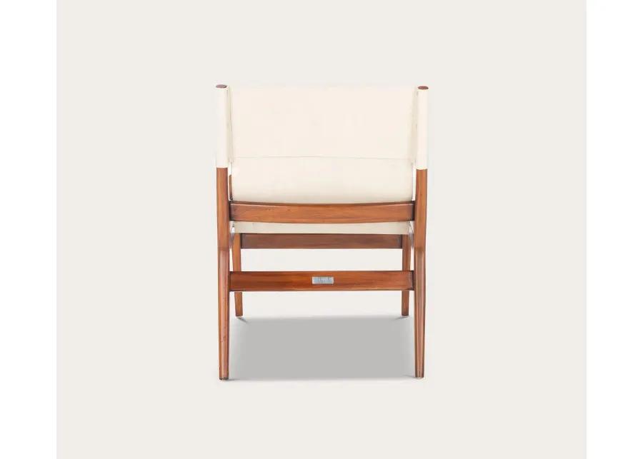 Safavieh Culkin Leather Sling Chair - White