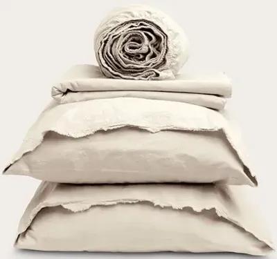 Dr. Weil by PureCare Dr. Weil Garment Washed Percale Sheet Set - Desert Sand - King