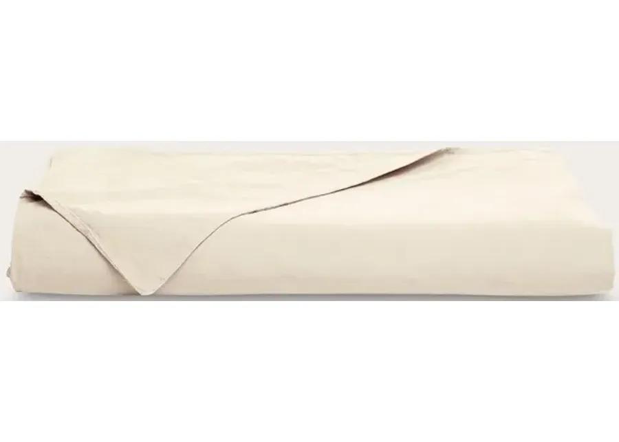 Dr. Weil by PureCare Dr. Weil Garment Washed Percale Duvet Cover - Ochre - King/California King