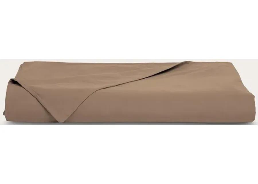 Dr. Weil by PureCare Dr. Weil Garment Washed Percale Duvet Cover - Ochre - King/California King