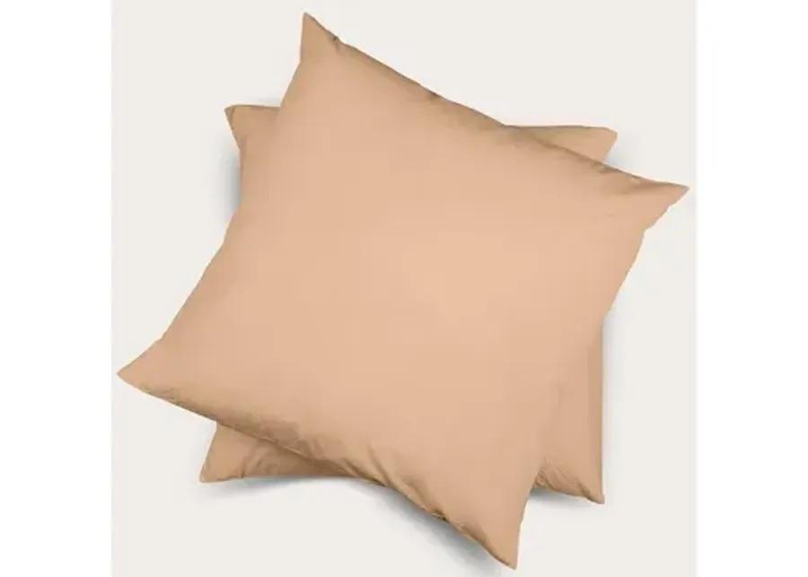 Dr. Weil by PureCare Dr. Weil Garment Washed Percale Pillow Shams - Ochre - Queen