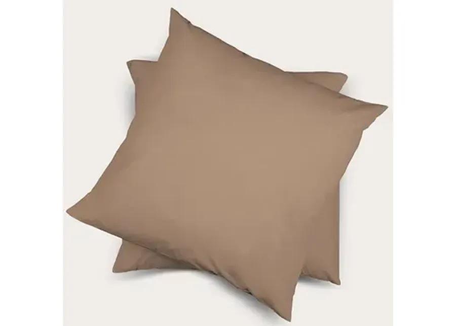 Dr. Weil by PureCare Dr. Weil Garment Washed Percale Pillow Shams - Ochre - Euro