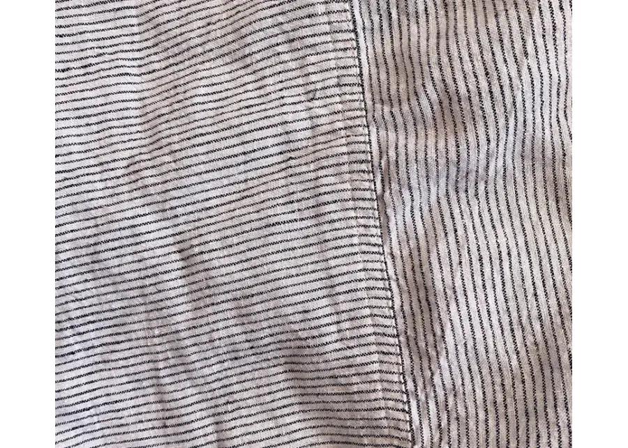 Dr. Weil by PureCare Dr. Weil Relaxed Hemp Sheet Set - Grey Pinstripe - Split King