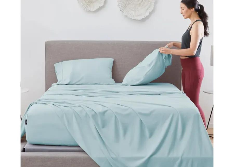 Bedgear Hyper-Linen Sheet Set - Misty Blue - King