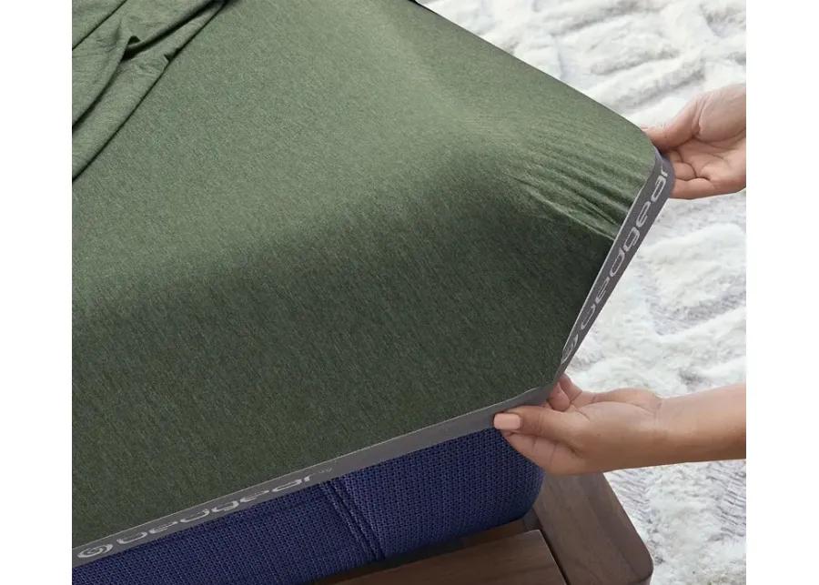 Bedgear Hyper-Wool Sheet Set - Forest Green - Split King/Cal King