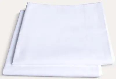 Sleep & Beyond Organic Cotton Percale Duvet Cover Set - Crisp White - Full/Queen