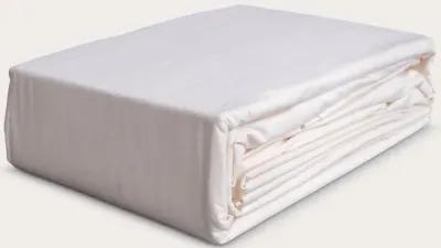 Sleep & Beyond Organic Cotton Percale Sheet Set - Classic Ivory - Twin