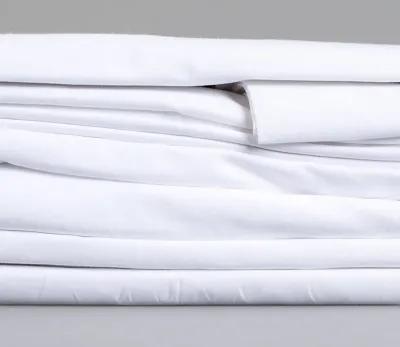 Sleep & Beyond Organic Cotton Percale Sheet Set - Classic Ivory - Twin