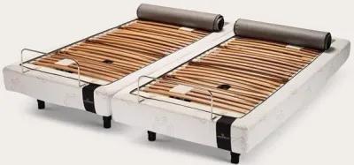 PranaSleep Elite Adjustable Slat Bed Base - King Split