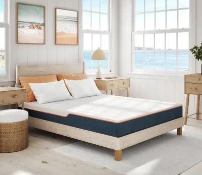 Bed in a Box Nautica Quietude 8'' Extra Firm Memory Foam Mattress - Twin