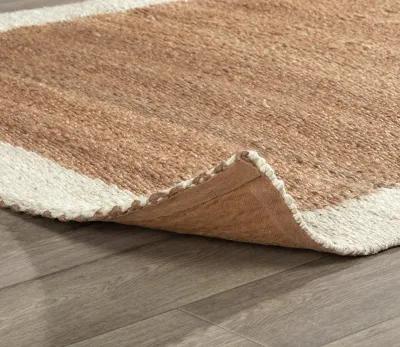 Villa by Classic Home Frame Jute Area Rug - 8' x 10'