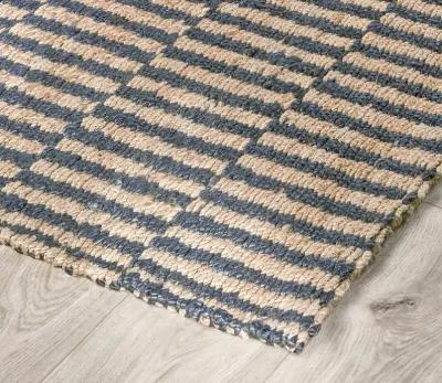 Villa by Classic Home Monterey Jute Area Rug - Blue - 5' x 8'