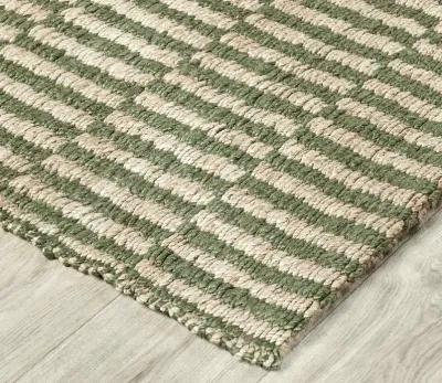 Villa by Classic Home Monterey Jute Area Rug - Blue - 8' x 10'