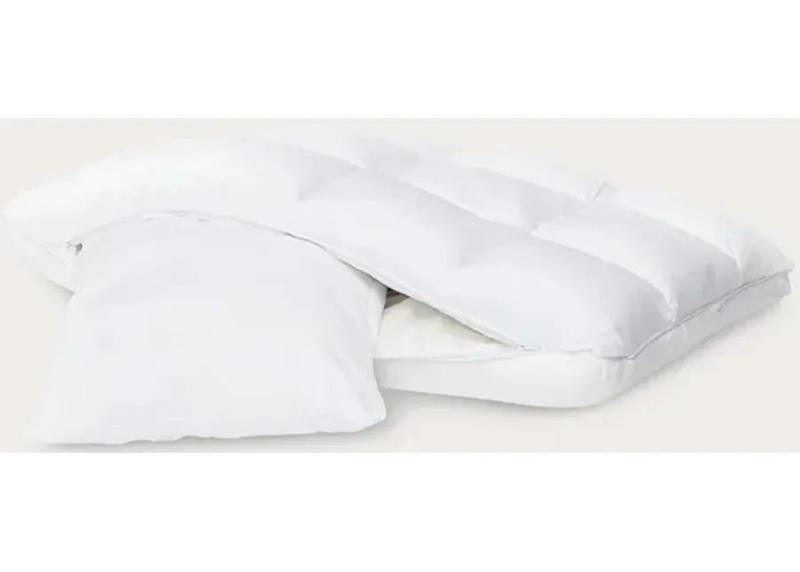 PureCare Cooling Bedding Bundle - Memory Foam - White - Split Cal King