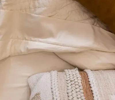 DreamFit DreamChill Enhanced Bamboo Quilted Sheet Set - Ivory - King