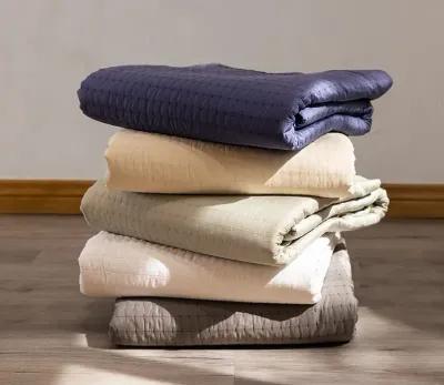 DreamFit DreamChill Enhanced Bamboo Quilted Sheet Set - Gray - King