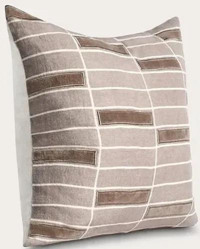 Villa by Classic Home Breccia Taupe Throw Pillow