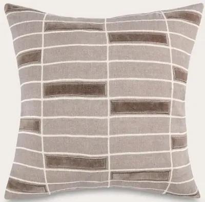 Villa by Classic Home Breccia Taupe Throw Pillow