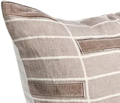 Villa by Classic Home Breccia Taupe Throw Pillow