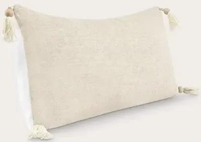 Villa by Classic Home Talara Wheat Green Natural Throw Pillow