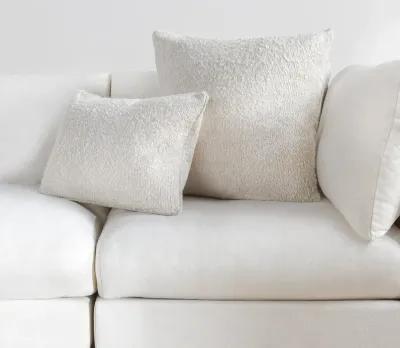 Villa by Classic Home Sava Ivory Throw Pillow