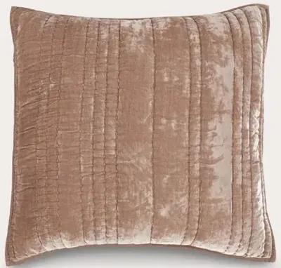 Villa by Classic Home Seville Velvet Pillow Sham - Gray - King