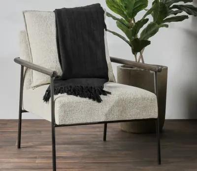 Villa by Classic Home Hunter Throw Blanket - Black