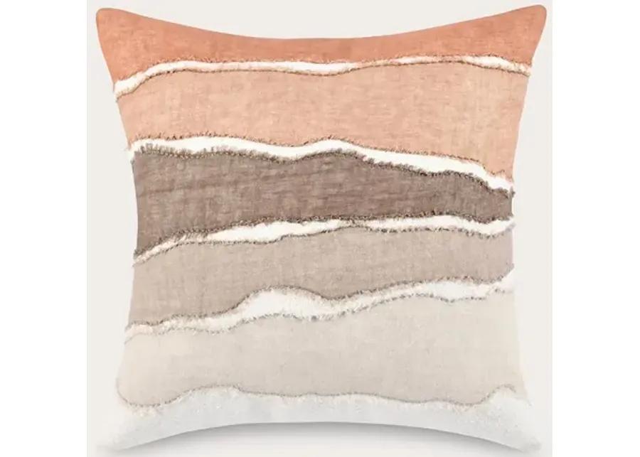 Villa by Classic Home Bikram Throw Pillow - Terracota