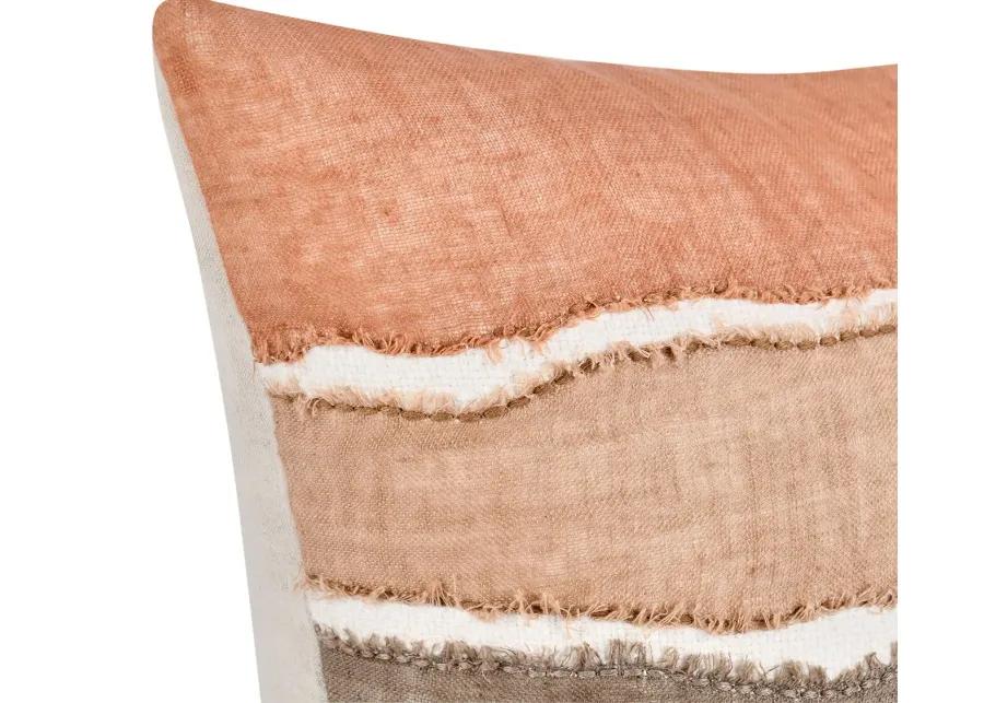 Villa by Classic Home Bikram Throw Pillow - Terracota