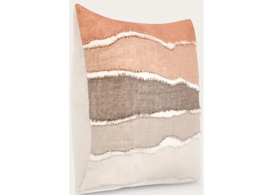 Villa by Classic Home Bikram Throw Pillow - Terracota