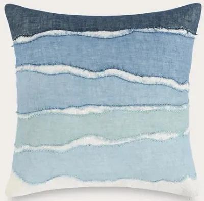 Villa by Classic Home Bikram Throw Pillow - Blue