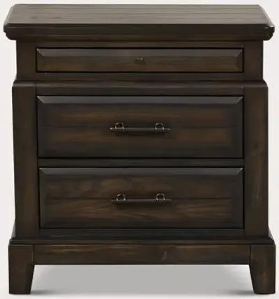 Bernard Furniture Group Bellamy Lane 3-Drawer Nightstand