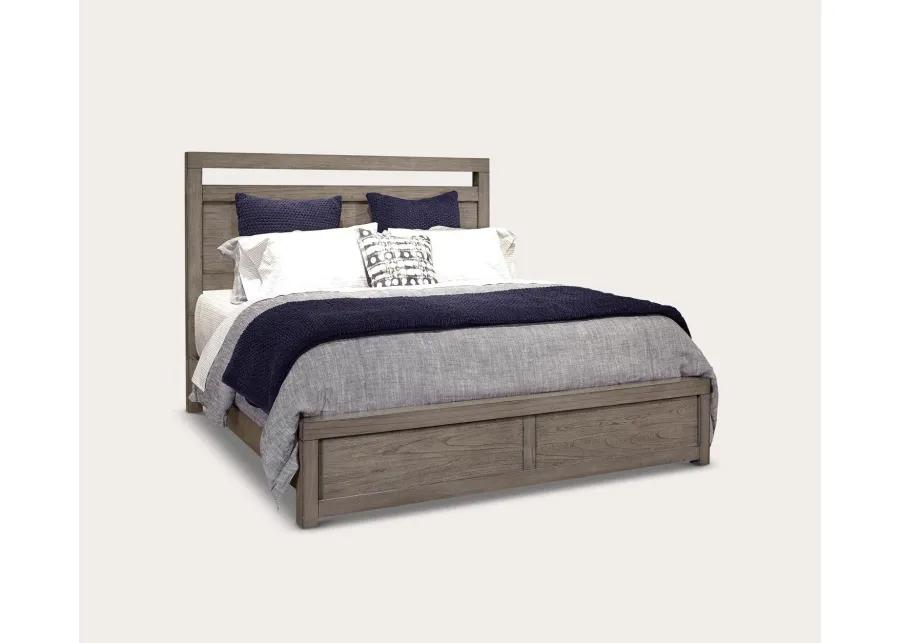 Aspen Home Modern Loft Greystone Panel Bed Bedroom Set - Queen