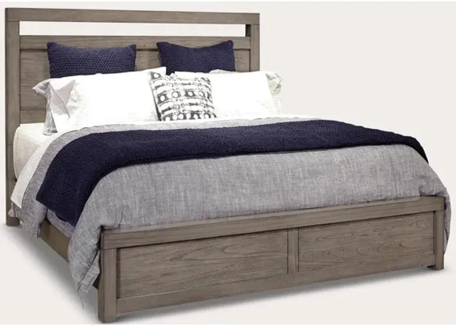 Aspen Home Modern Loft Greystone Panel Bed Bedroom Set - Queen