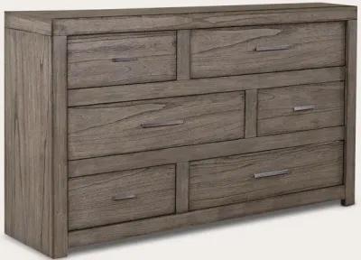 Aspen Home Modern Loft Greystone Panel Bed Bedroom Set - Queen