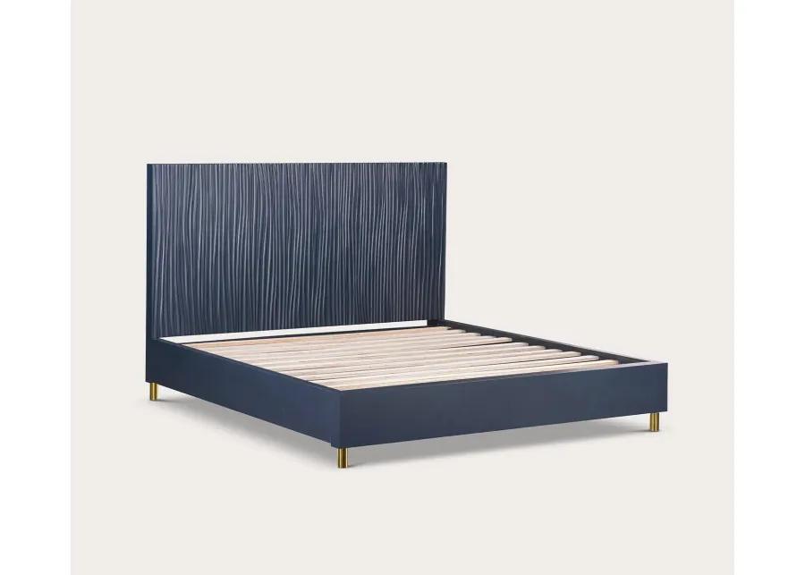 Modus Furniture Argento Bedroom Set - Navy - Queen