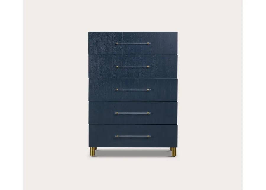 Modus Furniture Argento Bedroom Set - Navy - Queen