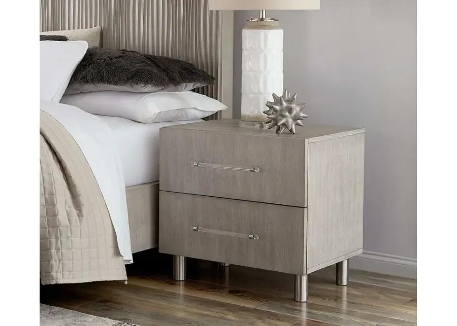 Modus Furniture Argento Bedroom Set - Misty Grey - Queen