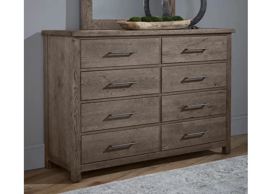 Vaughan Bassett Dovetail 6X6 Bed Bedroom Set - Mystic Grey - Queen