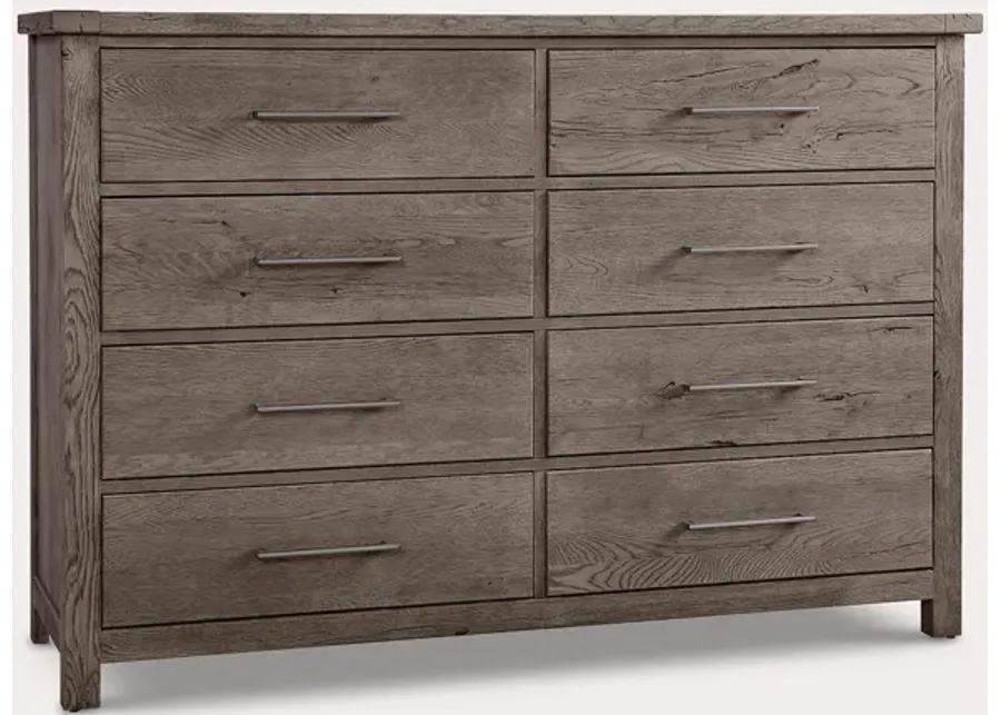 Vaughan Bassett Dovetail 6X6 Bed Bedroom Set - Mystic Grey - Queen