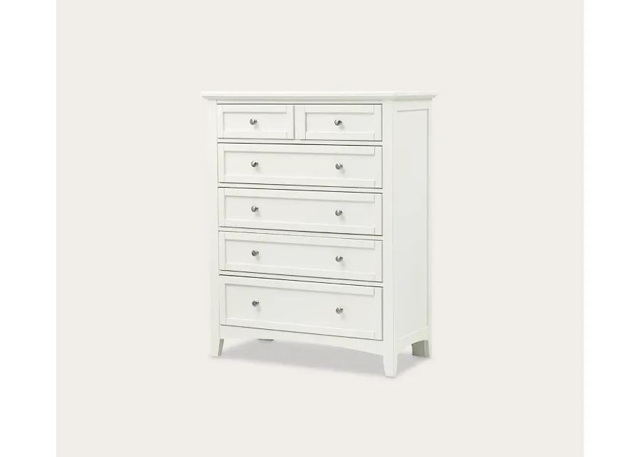 Vaughan Bassett Bonanza Bedroom Set - White - Queen